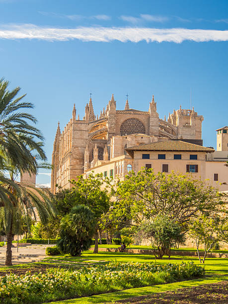 La Seu - Cathedral of Mallorca stock photo
