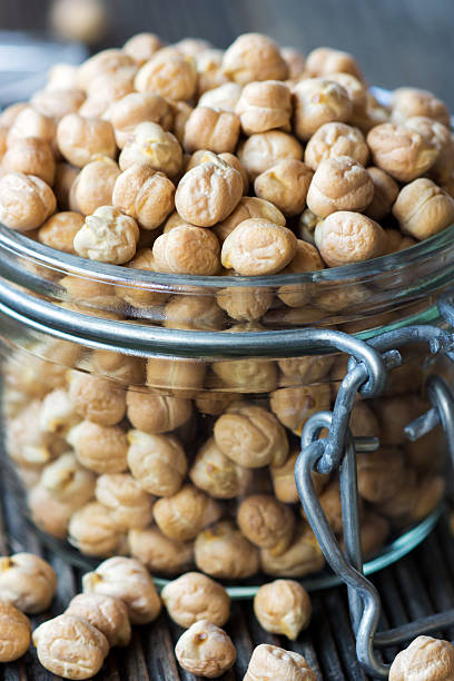 istock Grains of raw chickpeas 509923718