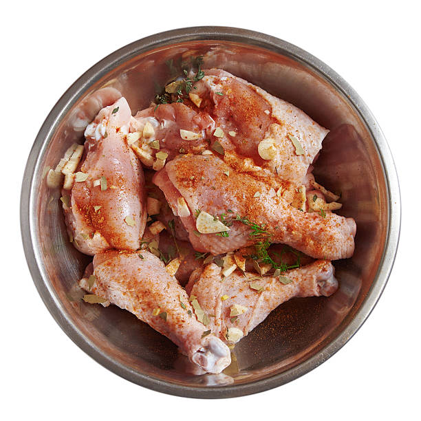 istock Chicken legs raw. Isolated white background. 509923870
