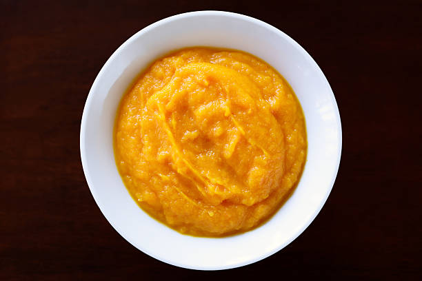 istock Cooked pumpkin served in a white bowl 509926078