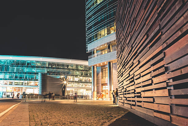 istock Night shopping in the modern city 509926222