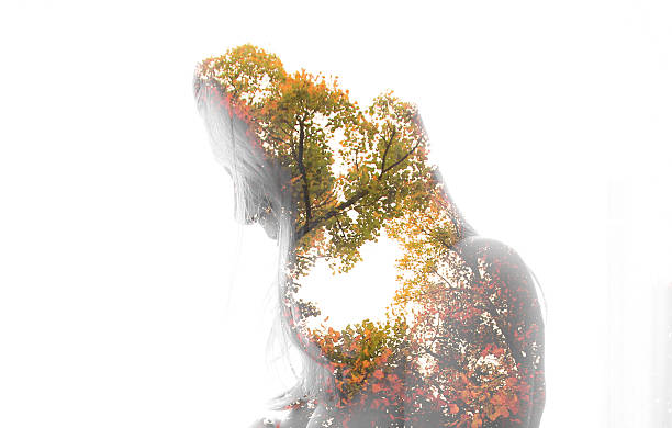 istock Woman in nature. Double Exposure. 509926320