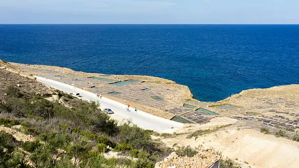 These 350-year-old salt pans, stretch about 3km along the coast