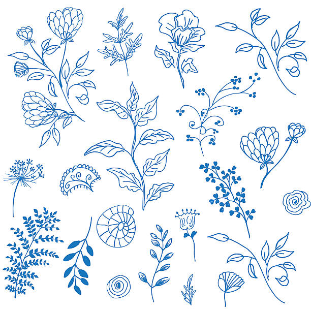 310+ Flower Single Flower Doodle Vine Stock Illustrations, Royalty-Free ...