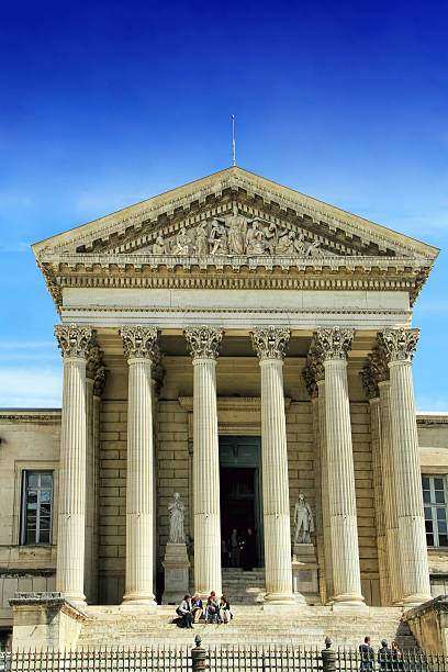 palacio de justicia de montpellier - civil law fotografías e imágenes de stock