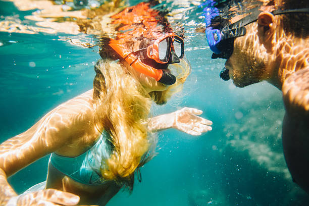 istock Couple Snorkeling 509957179