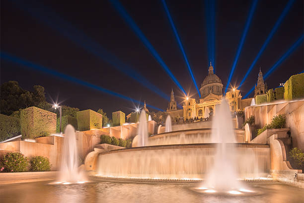 istock night view of Magic Fountain in Barcelona 509957889
