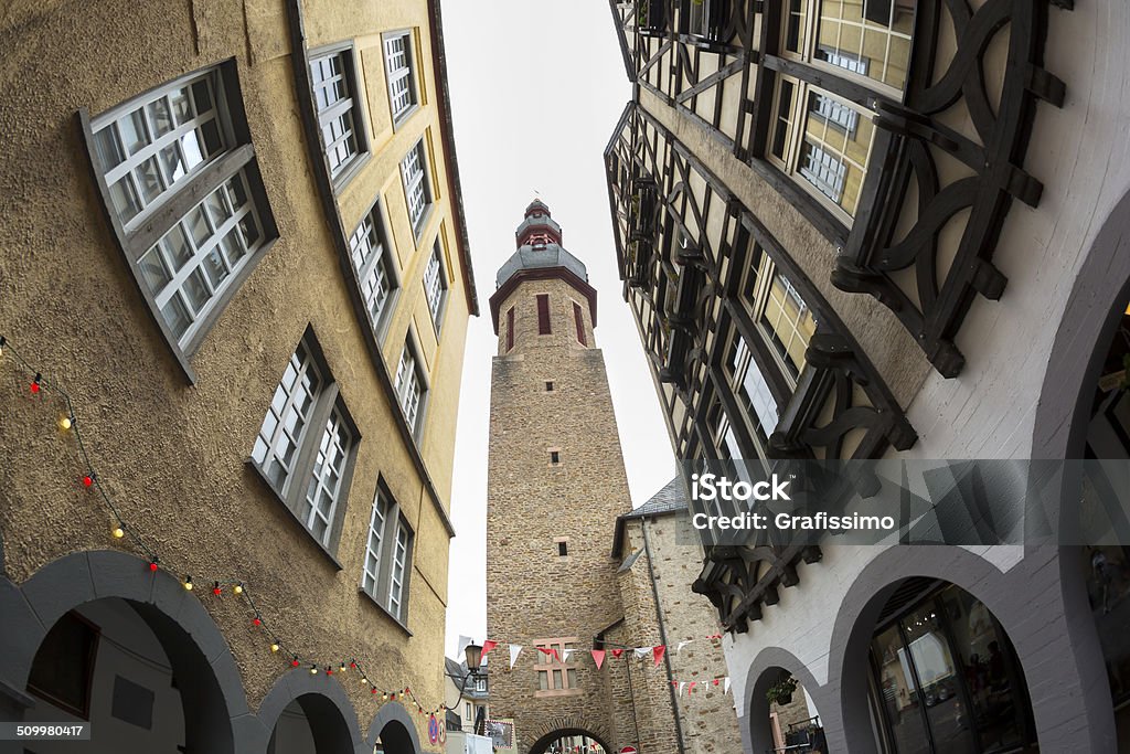 Cochem village at Mosel valley Architecture Stock Photo