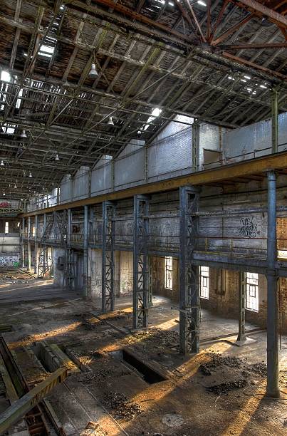 istock Abandoned building in a factory 509982417