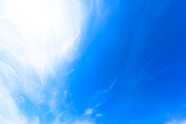 istock Blue sky, white clouds and sunshine in Okinawa 509983203