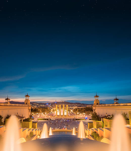 istock night view of Magic Fountain in Barcelona 509983355