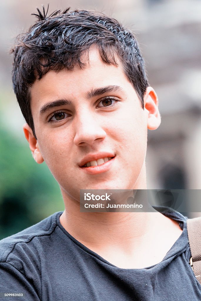 Sixteen years old teenage boy Sixteen years old teenage boy looking at the camera 16-17 Years Stock Photo