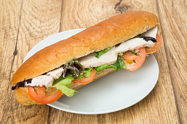 istock Chicken and salad sandwich 509984693