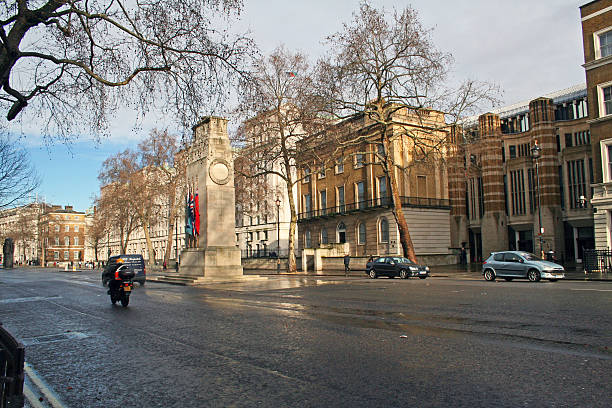 regno unito : il cenotafio di londra - cenotaph foto e immagini stock