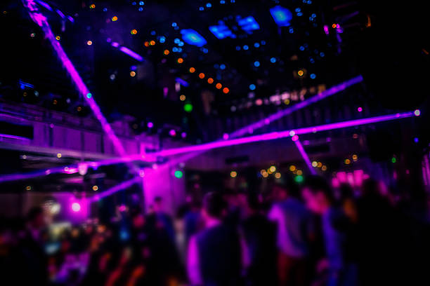 istock Dance club with lights backgrounds 509991498