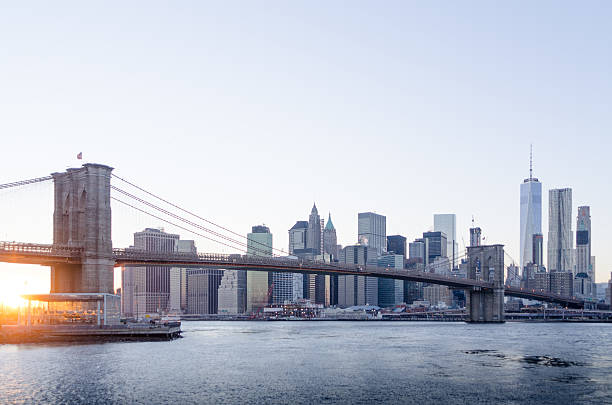 istock Brooklyn Bridge and Manhattan at sunset 509992778