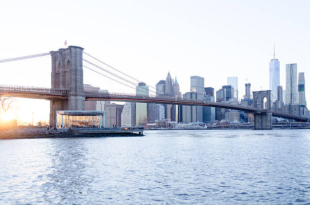istock Brooklyn Bridge and Manhattan at sunset 509992794