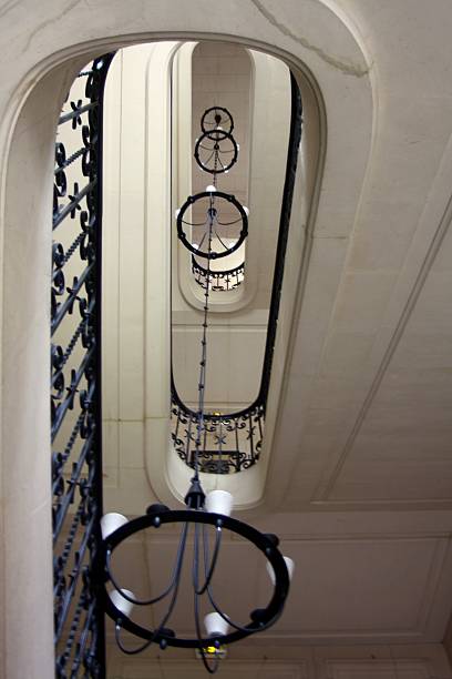 istock Looking Up The Spiral Staircase 509995538