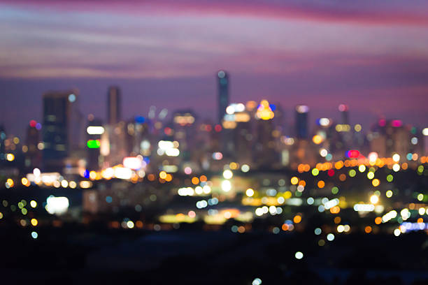 istock City bokeh at twilight 509996340