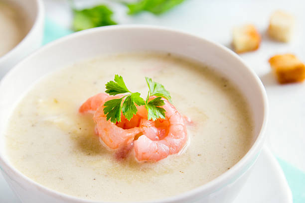 istock cream soup with shrimps 509997920