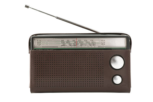 istock Old radio isolated on white background 509997986