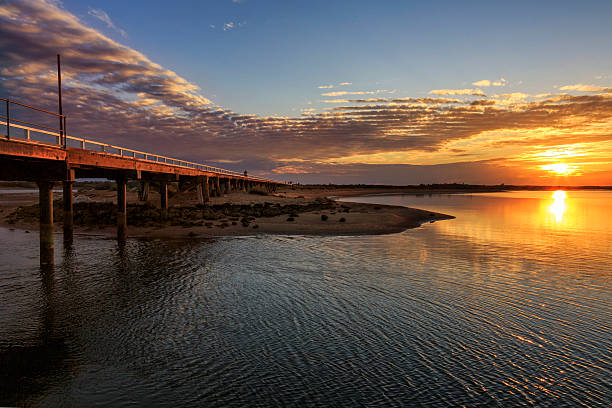 This jetty is the first of two long jetties used to transfer cargo to and from boats.