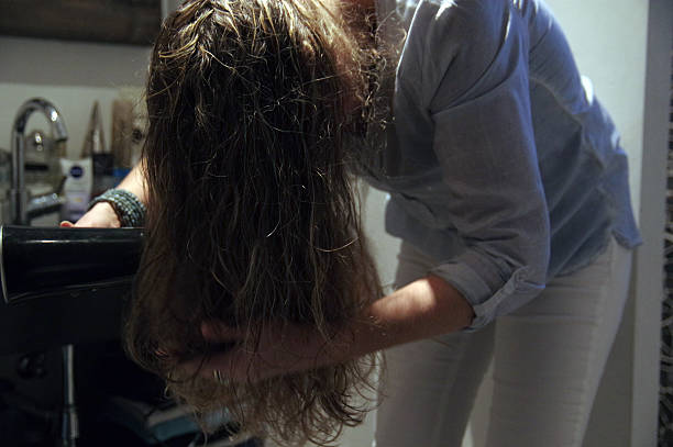istock Hair drying in the bathroom 510000960