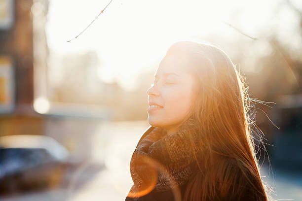 istock Girl rejoices spring. Sunny day 510002122