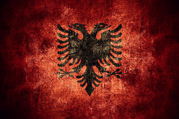 istock flag of Albania 510004368