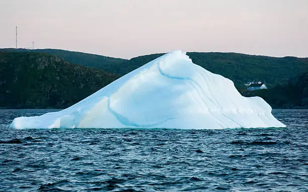 Photo of Newfoundland Large Iceberg Near Town