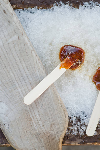 istock Pure maple syrup frozen lollipop 510006177