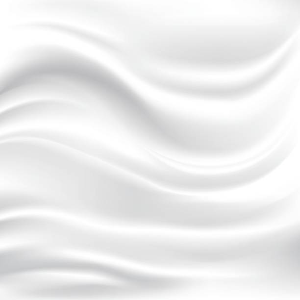 White Silk Abstract Vector Texture vector art illustration