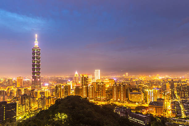 istock Taipei, Taiwan skylines 510007448