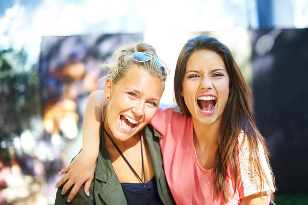 Having fun with my best friend