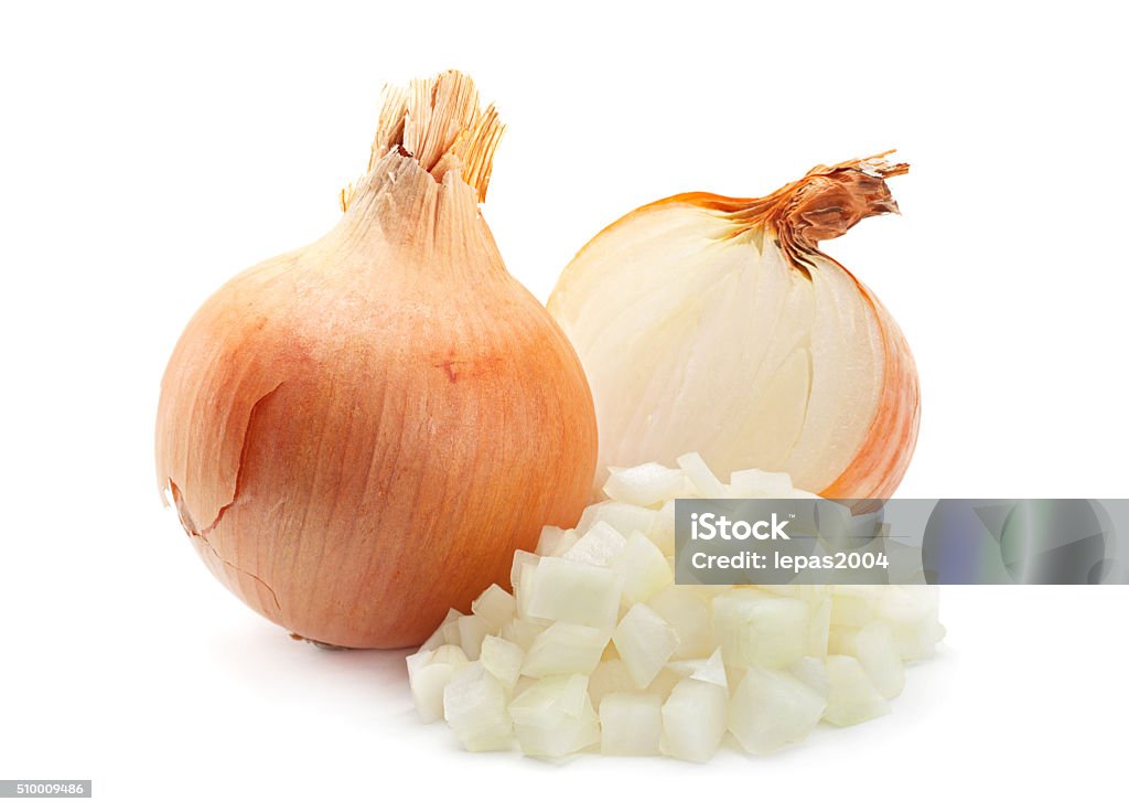 Onion slice on white Onion slice closeup isolated on white Onion Stock Photo