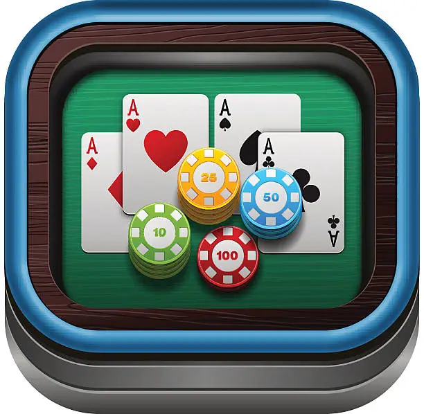 Vector illustration of Gambling icon