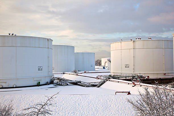 istock white tanks in tank farm with snow in winter 510010247