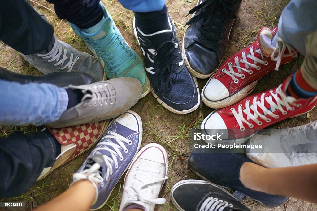 Schuhe für jede Stimmung - Lizenzfrei Teenager-Alter Stock-Foto