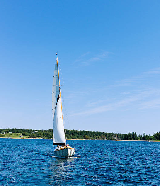 istock Classic Folk boat Sailboat on Mahone Bay, Nova Scotia 510013091