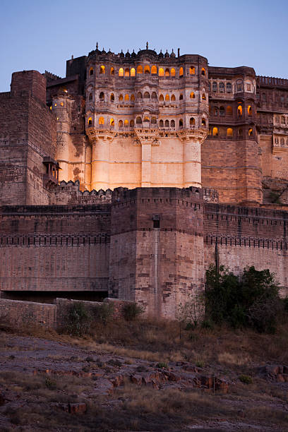 istock Mehrangarh Fort at dusk 510013391