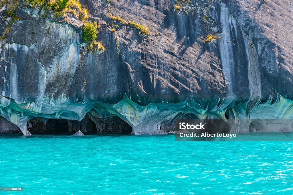 Marble Caves of lake General Carrera (Chile) Marble Caves of lake General Carrera (Chile)  Chile Stock Photo