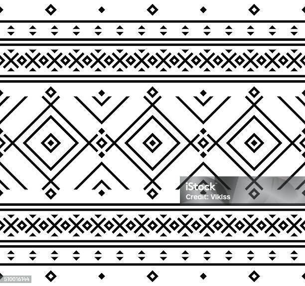 Ethnic Pattern Stock Illustration - Download Image Now - Pattern, West - Direction, Aztec Pattern