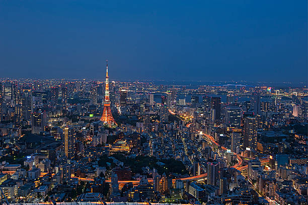 Cтоковое фото Токио Сити ночью