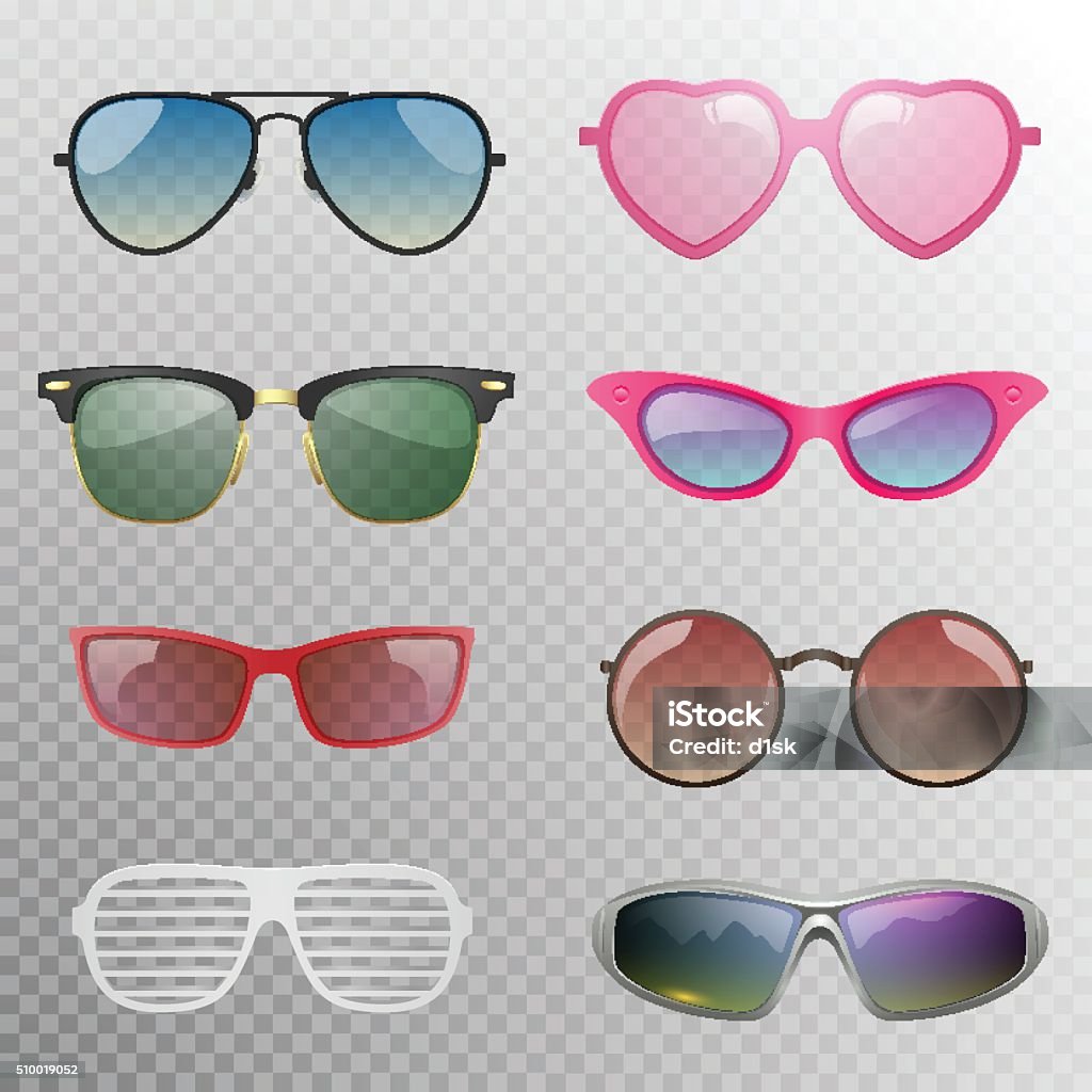 Par de óculos de sol - Vetor de Óculos escuros - Acessório ocular royalty-free