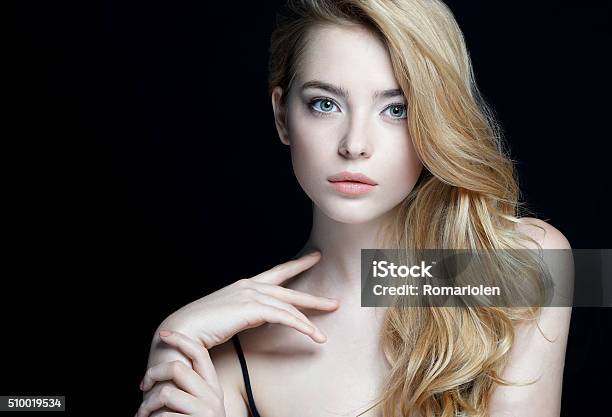 Perfect Skin Closeup Of An Attractive Girl Stock Photo - Download Image Now - Teenage Girls, Women, Beauty