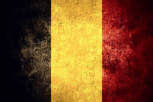 flag of Belgium stock photo