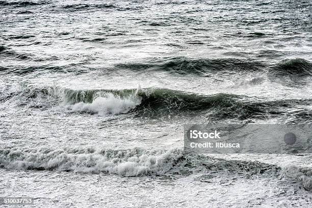 Sea Waves Stock Photo - Download Image Now - Backgrounds, Blue, Breaking Wave