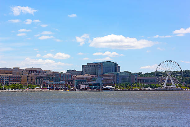 istock National Harbor photographed from Woodrow Wilson Bridge. 510039983
