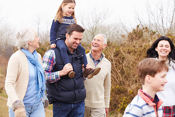 istock Multi Generation Family On Countryside Walk 510041029