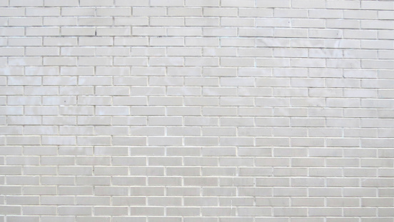 white bricks wall